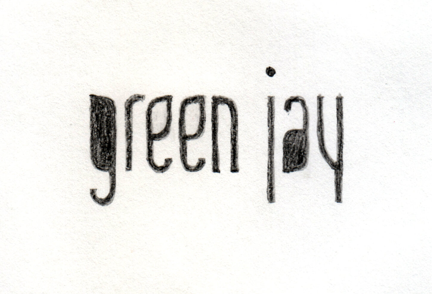 Green Jay logo sketch