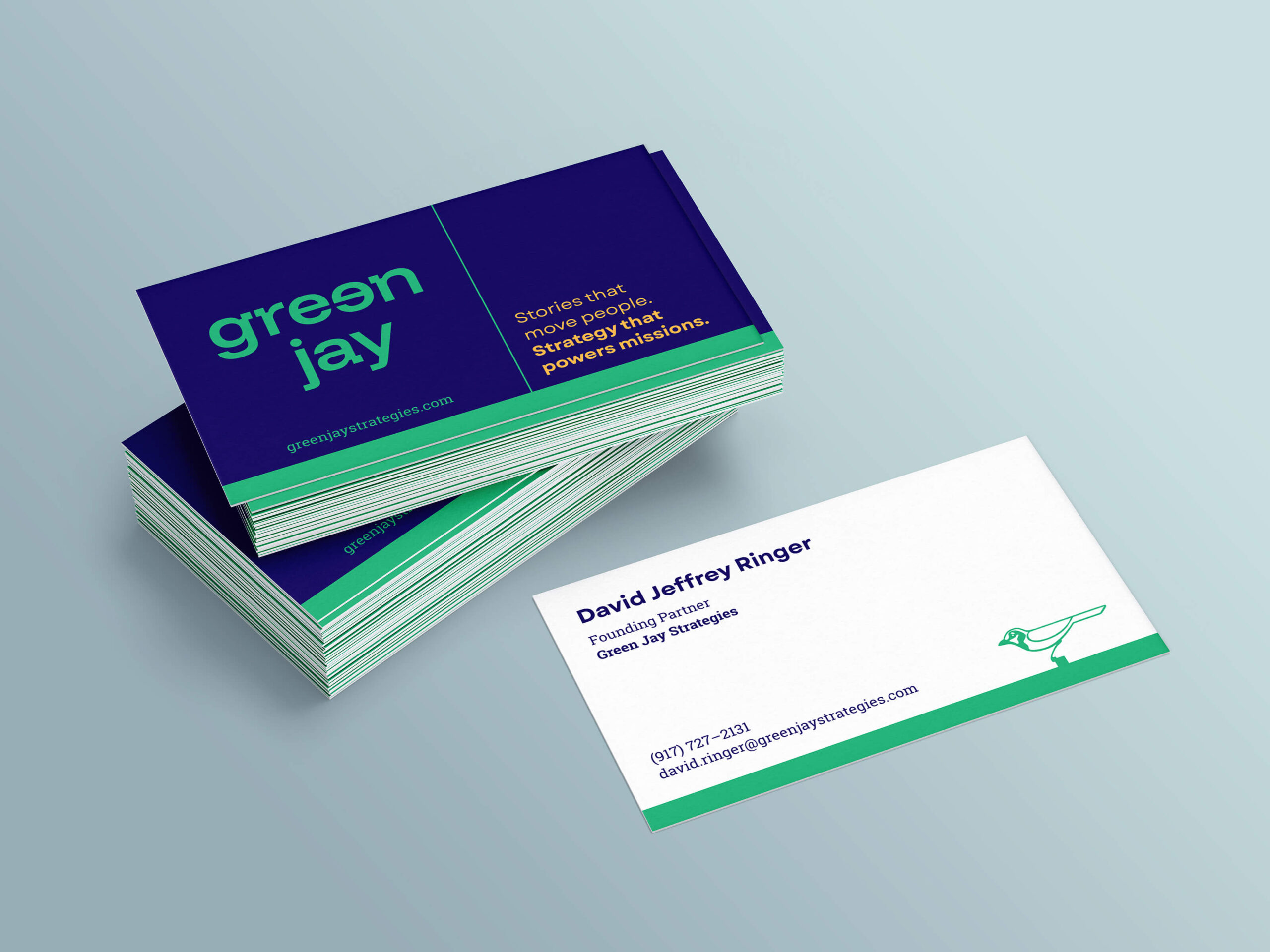 green-jay-business-cards